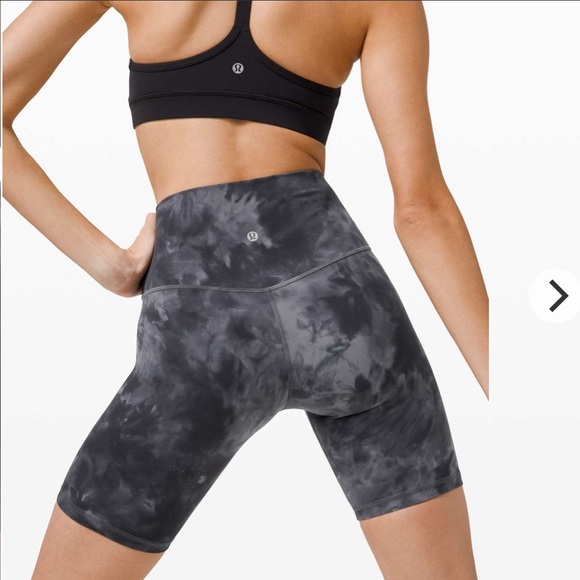 EUC Lululemon Diamond Dye Pitch Grey Graphite Grey Set. Size Top 8/Bottom 6 - Picture 11 of 11